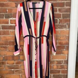 Vero Moda Colorful Long Sleeve Dress